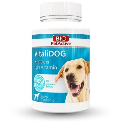 Bio PetActive Vitalidog Köpekler İcin Multivitamin Tablet 150 Adet